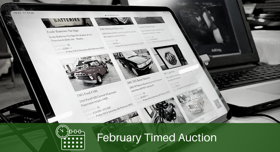 February Timed Auction